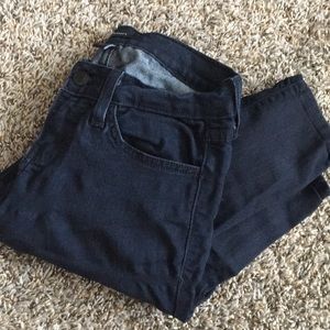 Dark blue skinny jeans! Size 25!